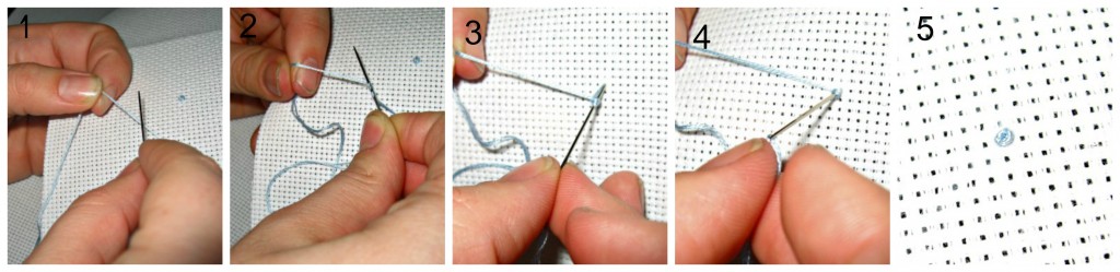 french knot tutorial